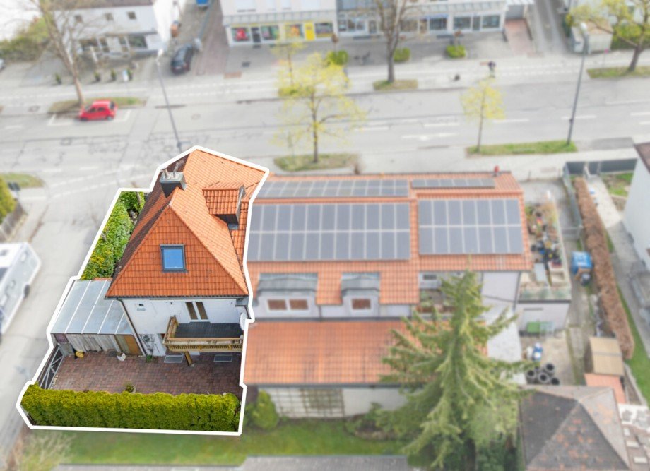 Hausansicht Reihenhaus M�nchen / Aubing