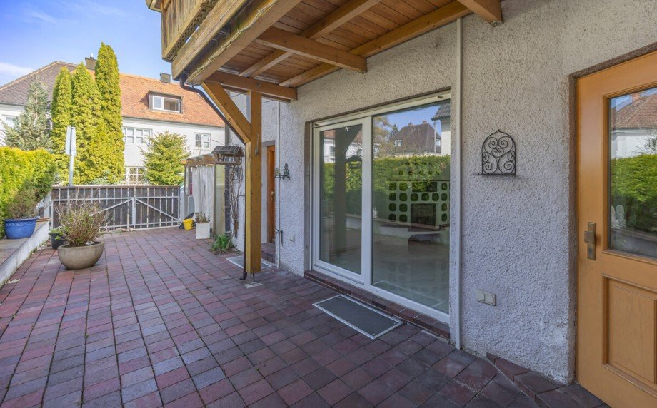 Gemeinschaftsfl�che Reihenhaus M�nchen / Aubing