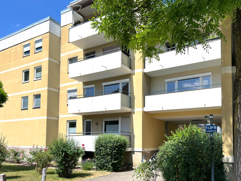 Au�enansicht Wohnanlage Etagenwohnung M�nchen
