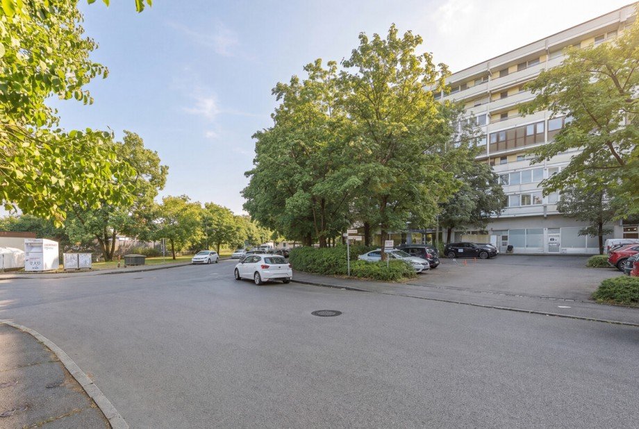Au�enansicht Wohnanlage Etagenwohnung Unterschlei�heim