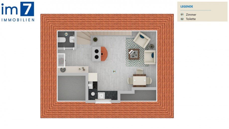 Grundriss DG Reihenhaus M�nchen / Aubing