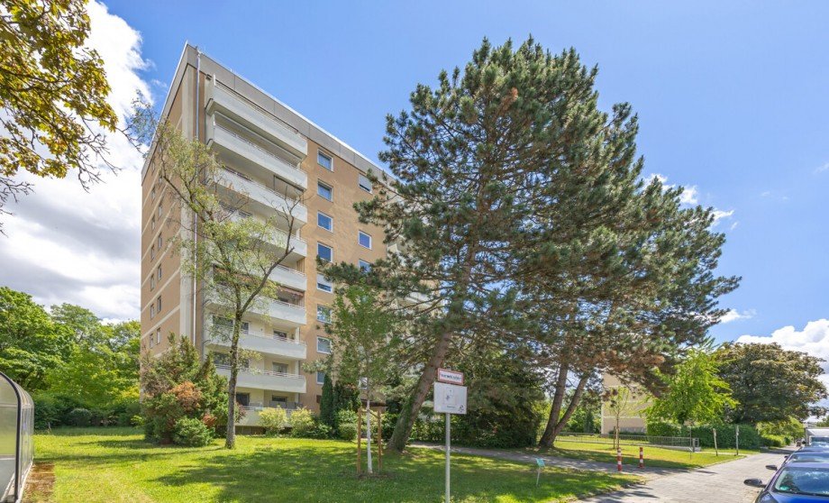 Au�enansicht Wohnanlage Etagenwohnung M�nchen