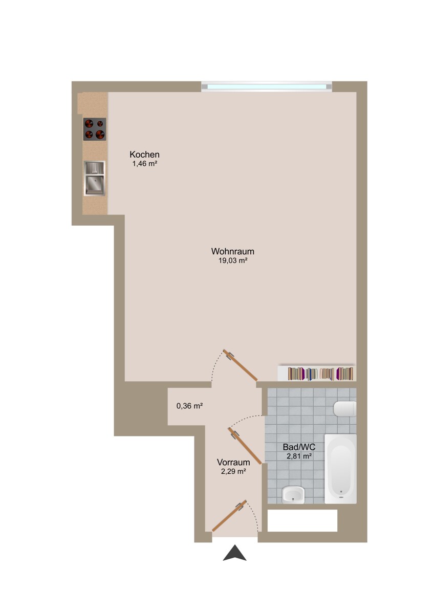 Grundriss Etagenwohnung M�nchen