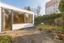 Terrasse REIHENHAUS-BUNGALOW MIT GARTEN & VIEL POTENZIAL IN M�NCHEN-TRUDERING