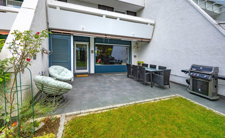 Terrasse mit Garten Reihenhaus Haar