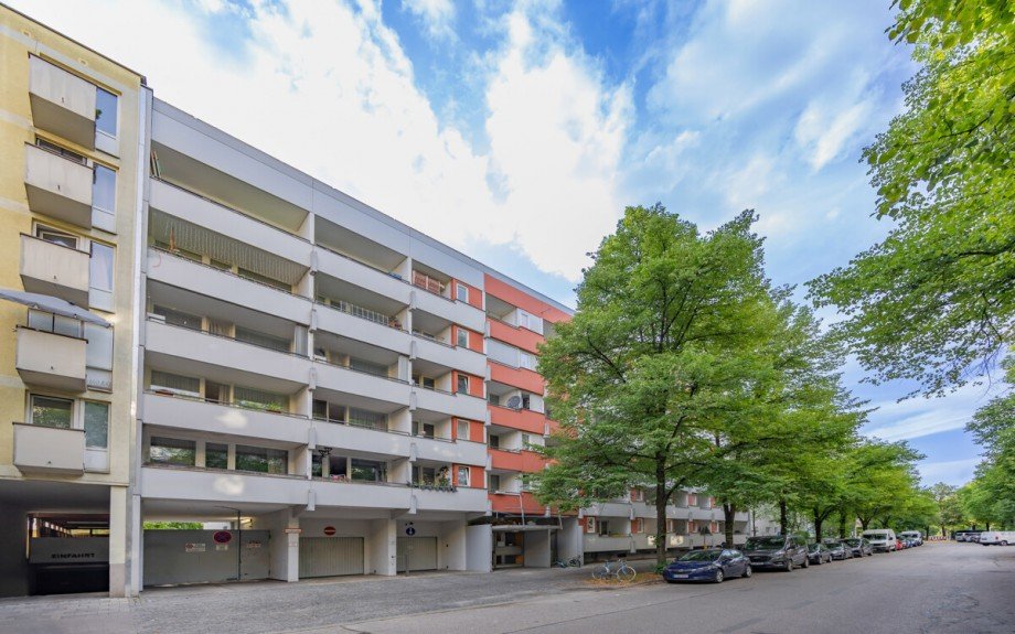 Au�enansicht Wohnanlage Etagenwohnung M�nchen