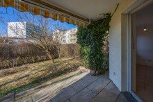 Terrasse 2-ZI.-GARTENWOHNUNG MIT TERRASSE DIREKT AN DER U-BAHN IN M�NCHEN-FORSTENRIED