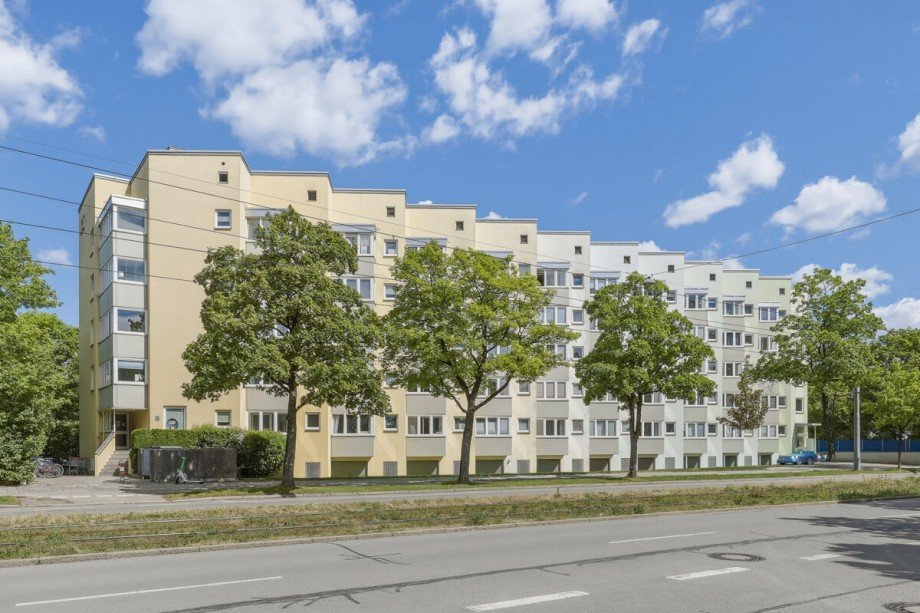 Au�enansicht Wohnanlage Etagenwohnung M�nchen