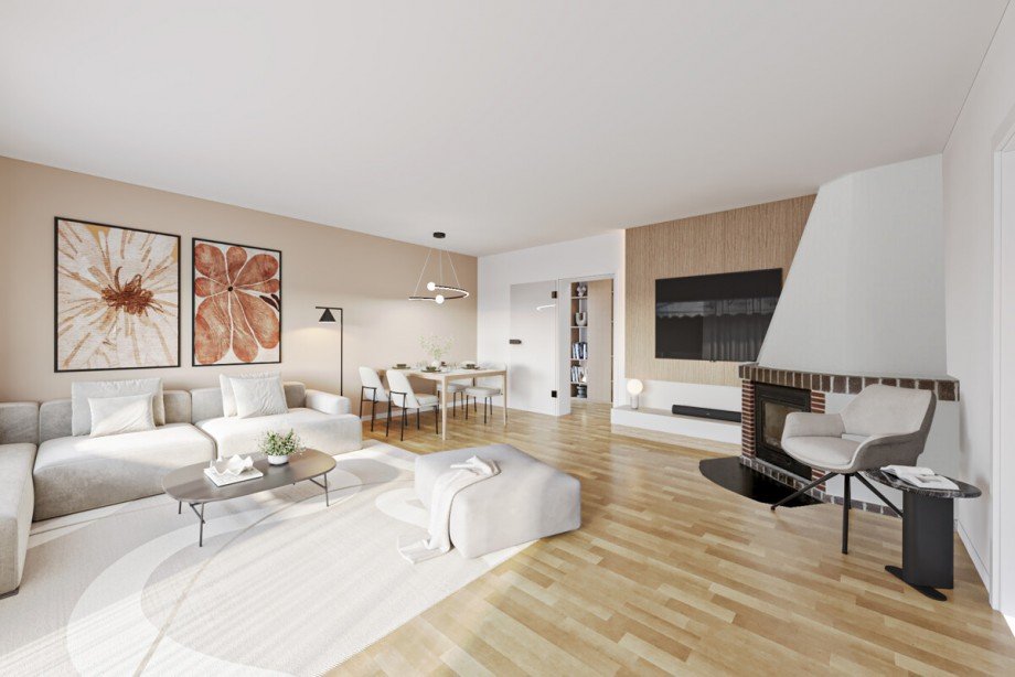 Gestaged mit M�bel Etagenwohnung Planegg