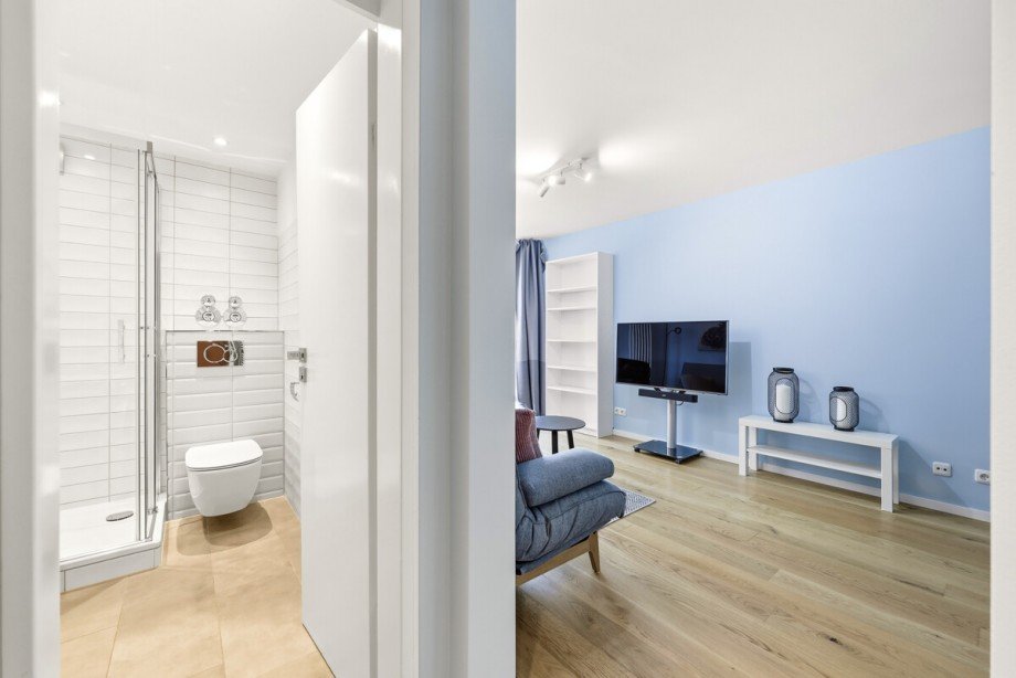 Blick vom Flur Etagenwohnung M�nchen