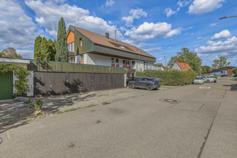 Au�enansicht Wohnanlage Terrassenwohnung G�nzburg