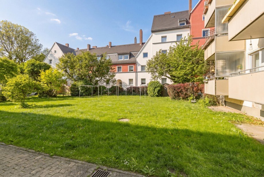 Au�enansicht Wohnanlage Erdgeschosswohnung M�nchen