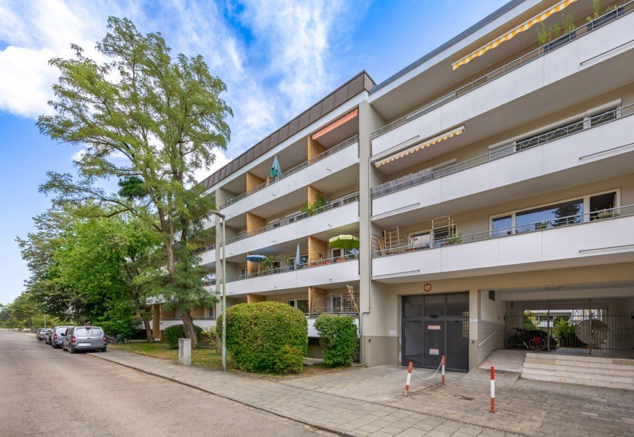 Au�enansicht Wohnanlage Etagenwohnung M�nchen/Laim