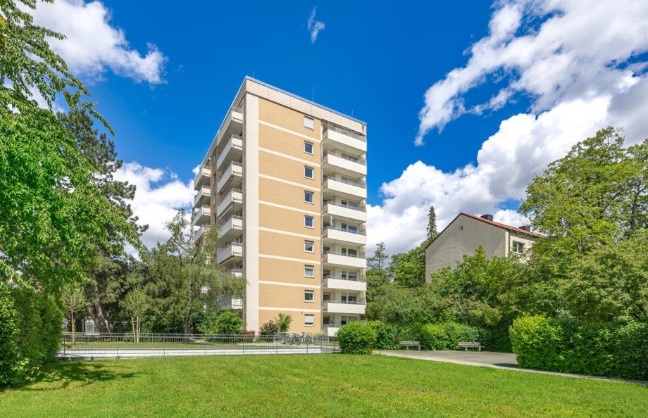 Au�enansicht Wohnanlage Etagenwohnung M�nchen