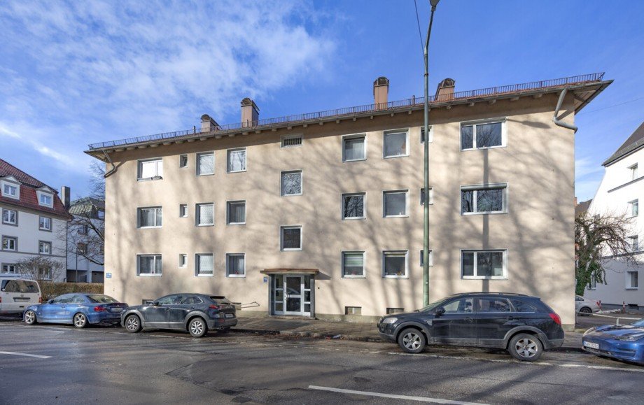 Au�enansicht Wohnanlage Erdgeschosswohnung M�nchen