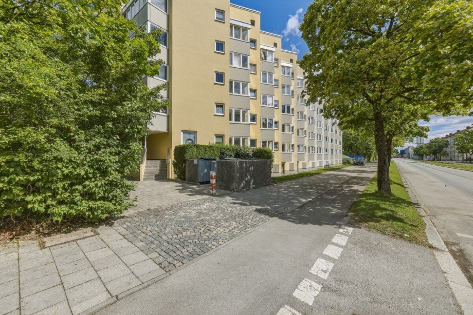 Au�enansicht Wohnanlage Etagenwohnung M�nchen