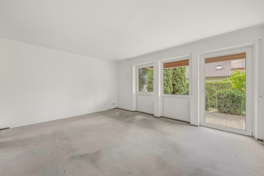 Wohnzimmer Terrassenwohnung G�nzburg
