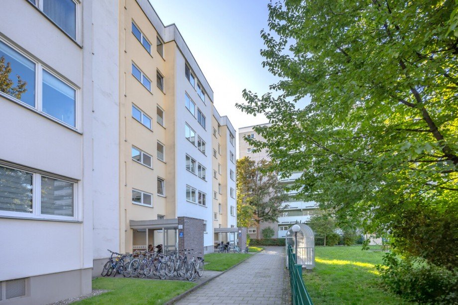 Au�enansicht Wohnanlage Etagenwohnung M�nchen