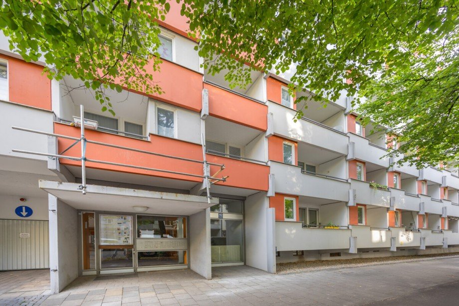 Au�enansicht Wohnanlage Etagenwohnung M�nchen