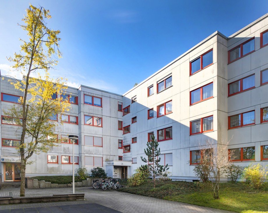Au�enansicht Wohnanlage Etagenwohnung M�nchen